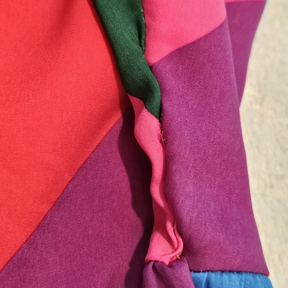 Skies Are Blu Colorful Maxi Dress Size XS Summer Preppy Cottagecore Girlhoodcore - Picture 7 of 11